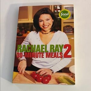 Rachael Ray 30-Minute Meals Cookbook with Red and White Cover